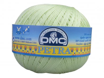 DMC Petra Nr. 8 Häkelgarn Unicolor 5772 Pistazie
