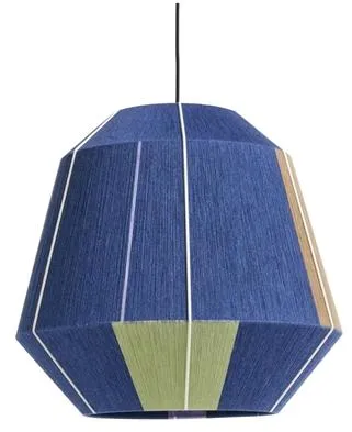 HAY Bonbon 500 Schirm für Tischlampe Blue Tones/Cream White