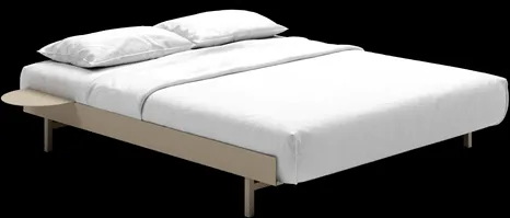 MOEBE Bettgestell 90-180 cm Sand