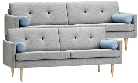 Stouby Jive Sofagarnitur 2+3 Pers. mit MainLine Flax-Stoff