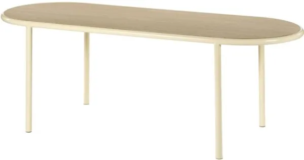Valerie Objects Holztisch Oval Elfenbein/Eiche