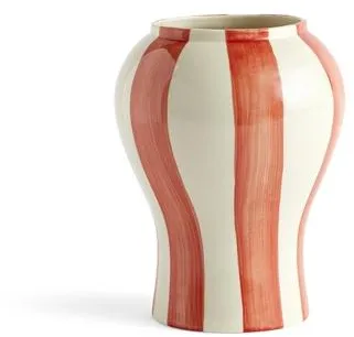 HAY Sobremesa Stripe - Vase klein rot
